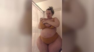 Large big beautiful woman Arse and Milk Cans in Shower - JexkaaWolves - 2 image