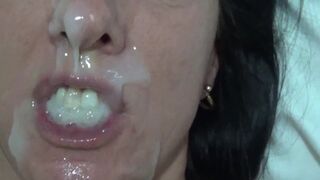 Oral Pleasure Creampie Compilation. Large Homemade Loads for the Queen of Cum - 1 image
