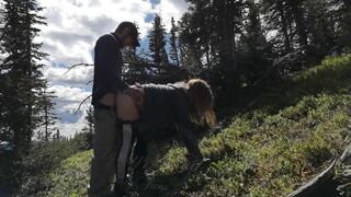 2210M Canadian Mountain Hike Ends in Standing Doggy Position - don't receive Caught! - 14 image