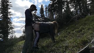 2210M Canadian Mountain Hike Ends in Standing Doggy Position - don't receive Caught! - 6 image