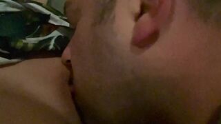 Sexy Boy Softly Licks Golden-Haired mother I'd like to fuck Cookie and that babe has a Giant Screaming Agonorgasmos - 5 image