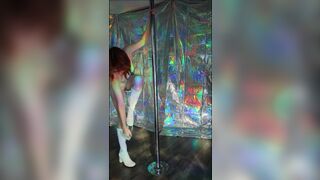 GOGO Angel Undress Tease and Pole Dancing - 5 image