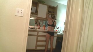 Fine Housewife Cleans Kitchen - 2 image