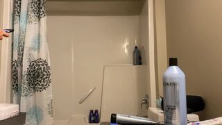 Hawt Golden-Haired 22 Year old Step Mommy Showering after the Gym - Perfection??? - 13 image