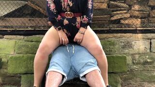 Outdoor sex behind a farmhouse - public fuck with big beautiful woman - 15 image