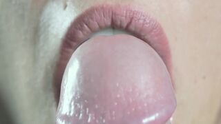 Close up edging oral pleasure - 2 image