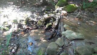 Nude Stream Bathing- no Sex- Outdoor Sexxy Obese mother I'd like to fuck Frangelica PFC Hair - 6 image