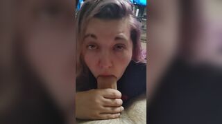 Luna sucks and plays with Dad's thick cock - 7 image