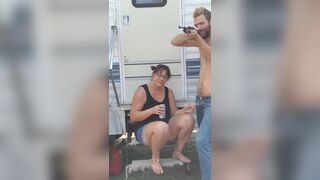 Enjoyment at camp leads to cum on love muffins - 2 image