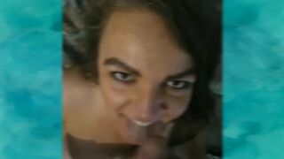 Thick Arse Southern Cutie Blows His Dick & Mind, Receives Facial