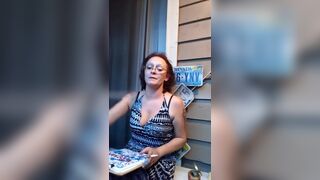 Smokin' and conversation with Sexy Mother I'd Like To Fuck - 10 image