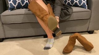 FUCK ME BOOTS REMOVAL- HOT mother I'd like to fuck TIPTOEVIX - 6 image
