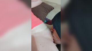 Twat licking on the couch - 10 image