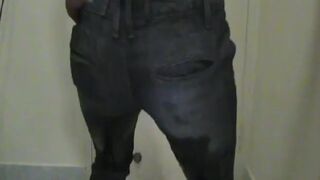 Peed in my jeans! Close and mega soaked! - 13 image