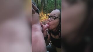 Gargling pee and takin cock on back road - 8 image