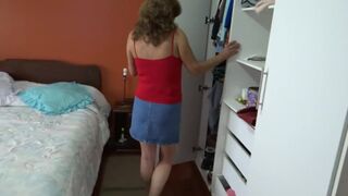 Stepmom shows off for the 1st time previous to getting stuffed - 3 image