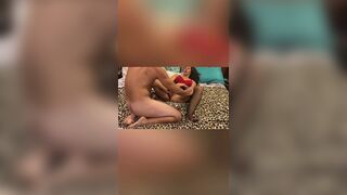 Twerking and playing with dad. This Guy finishes on my face - 12 image