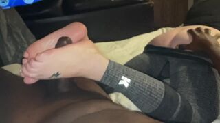 Slow Motion FootJob from Mother I'd Like To Fuck with consummate feet - 3 image