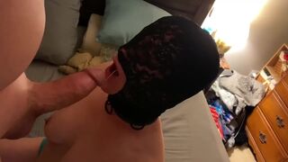 Wench wife face fuck mask deepthroat after cum - 9 image