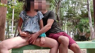 Vagina flash - A stranger caught me masturbating in the park and aid me agonorgasmos - MissCreamy - 13 image