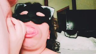 Miss Panda sucks and slurps Ally's cock - 5 image