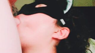 Miss Panda sucks and slurps Ally's cock