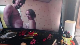 I engulf a chap in front of a porn video - 13 image