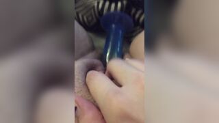 banging my cum-hole with my sex tool - 13 image