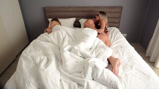 Tempted By Blond Stepmom! 3Some Fuck With Concupiscent mother I'd like to fuck, GF Joined After Woke Up. - 1 image