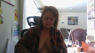 Morning Smoke and Masturbation in the Desk Chair... - 7 image