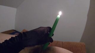 Way-Out Masturbation with a Burning Candle - 4 image