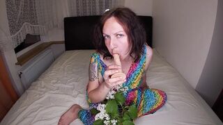 Sexy Wife Discovered a Sex Toy in a Flower Bouquet - 4 image