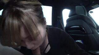 Also cute to live in municipal housing! !! Jizz drinking from a oral in the car with a uncommon hotty mamma with a high uncommon value - 15 image