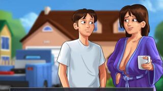 Summertime Saga: StepMom Gives A Tugjob To Her StepSon In The Car-Ep 172 - 7 image