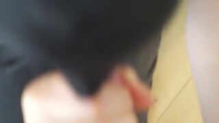 British non-professional pair Pov Slow Close up Oral-Stimulation by sexy Mother I'd Like To Fuck, cum in face hole and drink cum Large cock. - 14 image