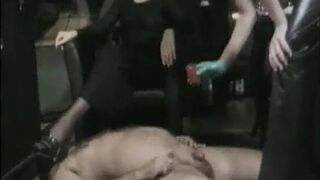 Guy enjoys being abased in servitude sex by 2 hotties until that guy orgasms - 14 image