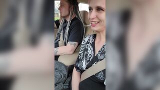 I Made My Redhead Girlfriend Cum In The Car With A Remote Sex-Toy - 5 image