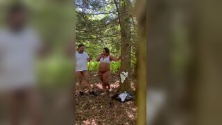 Concupiscent mother i'd like to fuck acquires screwed whilst on a hike in the woods - 15 image