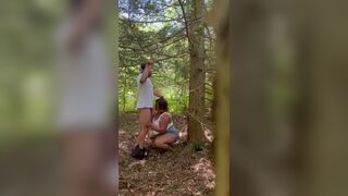 Concupiscent mother i'd like to fuck acquires screwed whilst on a hike in the woods - 6 image