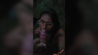 Fuck and blow in the forest with surprize - 14 image