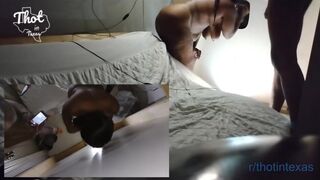 Thot in Texas - Creampied By Strangers Ebon Afro - 4 image