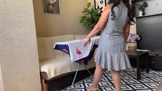 Homemade stepmom desires sex and substitutes her large a-hole for anal - 2 image