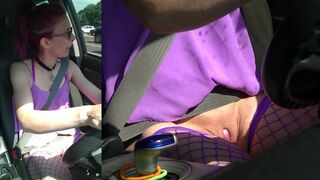 Driving Car wash Masturbation - 13 image