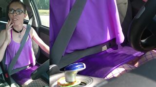 Driving Car wash Masturbation - 3 image