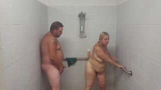 Spouse and wife taking a shower with a quickie. - 11 image