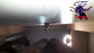 Thot in Texas - Gloryhole Real Non-Professional BBC Banging my Wife Curly Ebon Twat - 1 image