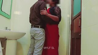 Boss had sex inside the office washroom with Hawt Mother I'd Like To Fuck - 4 image