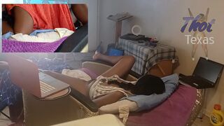 Thot in Texas - Homemade Ebony American Going Mad Home Alone Part two - 7 image