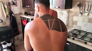 Real pair banging in the kitchen - 7 image