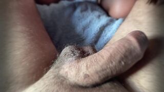 Engulfing soft to hard uncut dick, Foreskin Oral Job Stepmom Licking Up stepsons petite cock eating cum - 3 image
